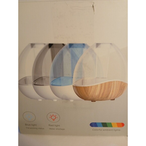 Ultrasonic Mist Humidifier White- Clear-Portable- Bedroom-Bathroom-Nursery - Picture 7 of 10